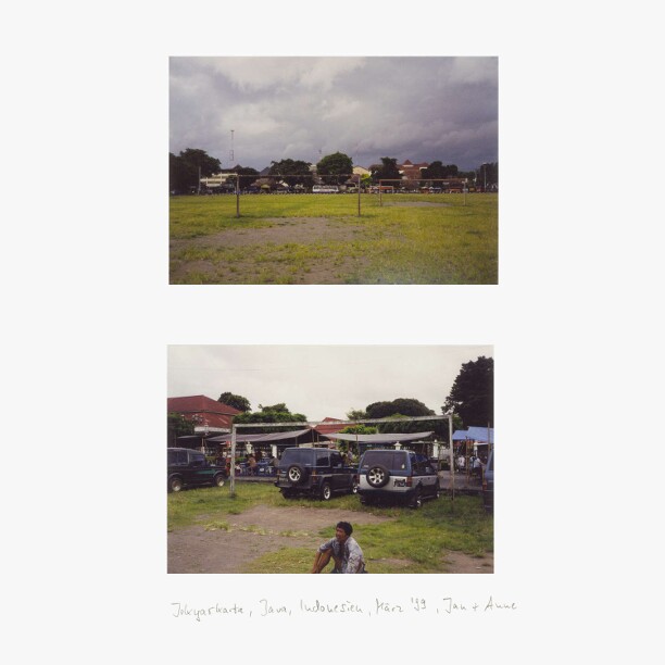Yogyakarta, Java, Indonesien, März 99, Anne und Jan